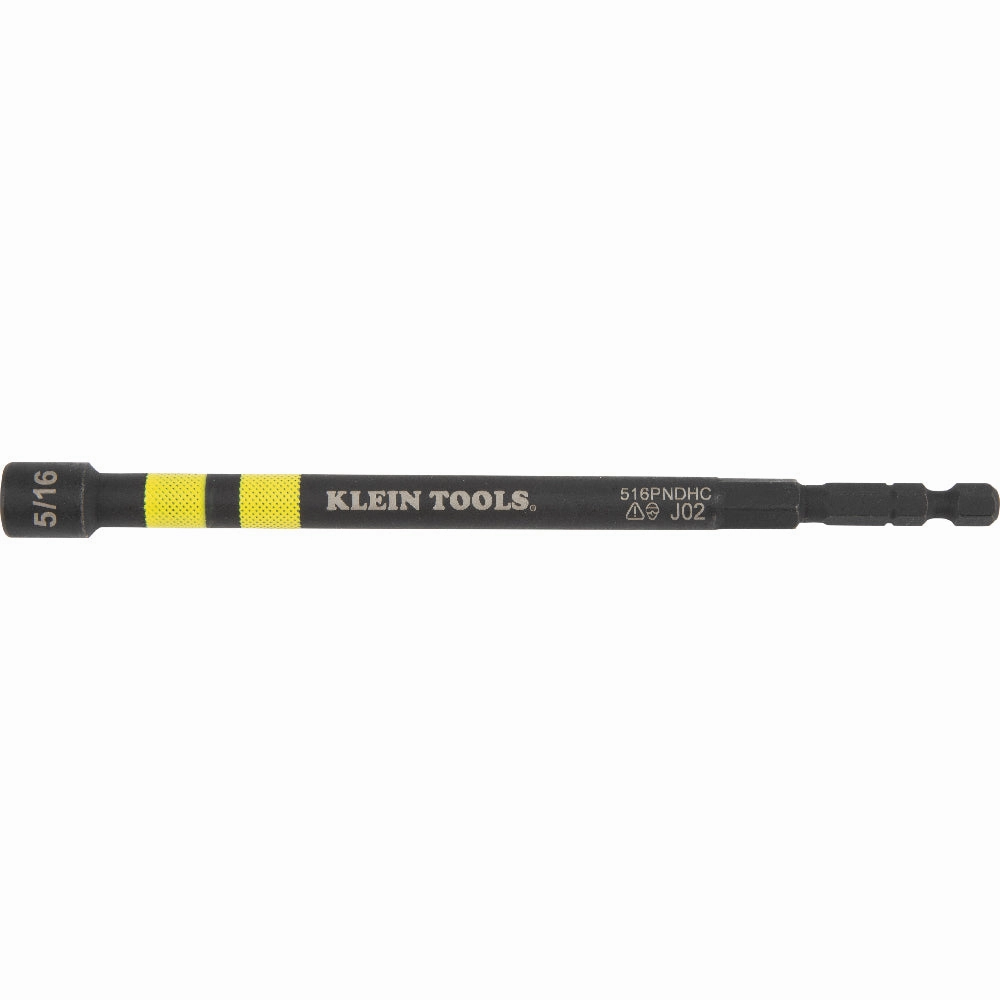 Klein Tools 516PNDHC Hollow Magnetic Color-Coded Power Nut Driver, 5/16"