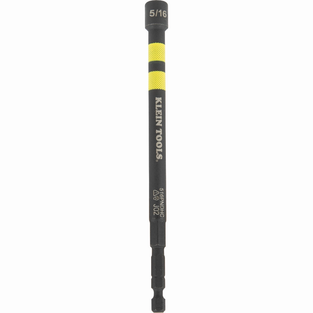 Klein Tools 516PNDHC Hollow Magnetic Color-Coded Power Nut Driver, 5/16"