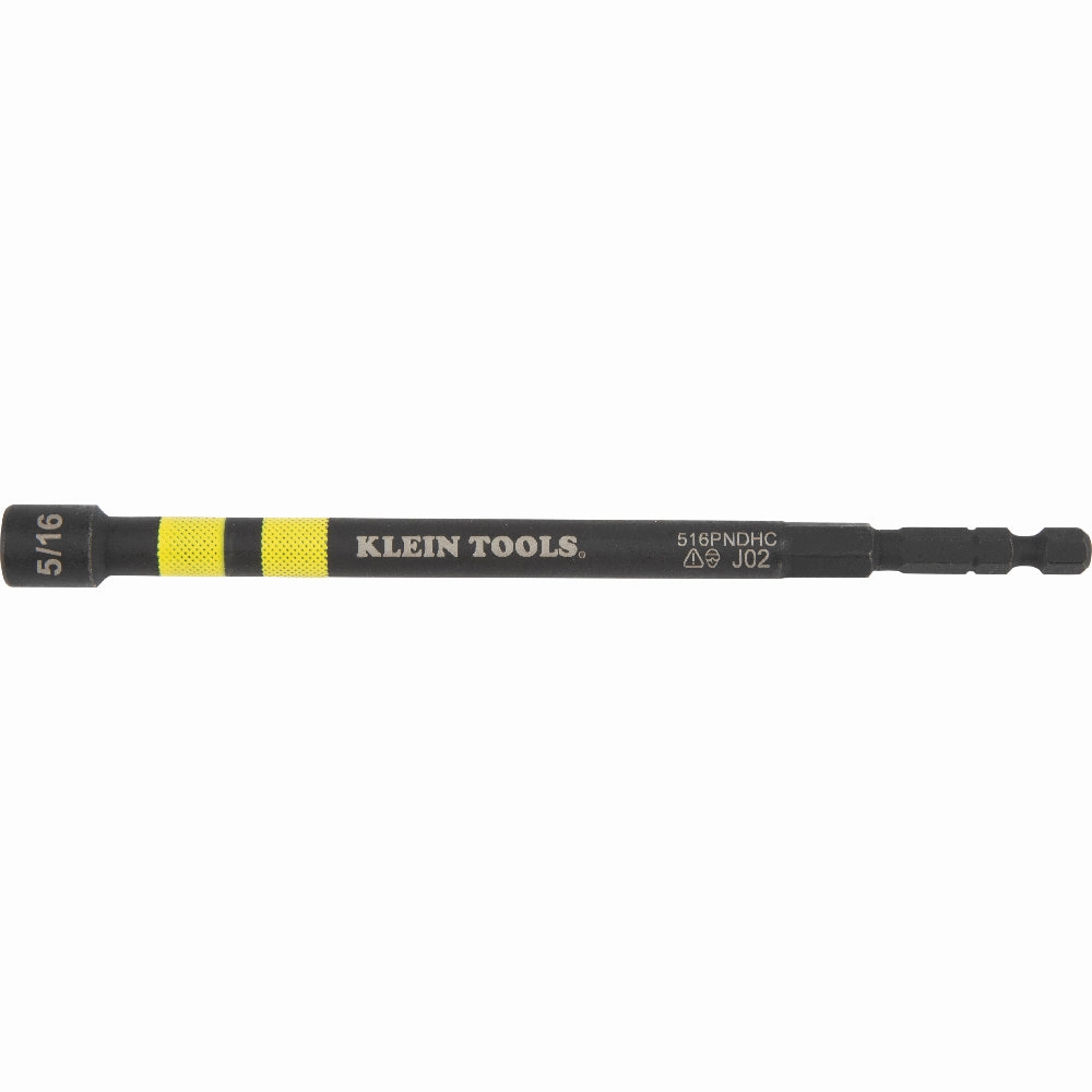 Klein Tools 516PNDHC Hollow Magnetic Color-Coded Power Nut Driver, 5/16"