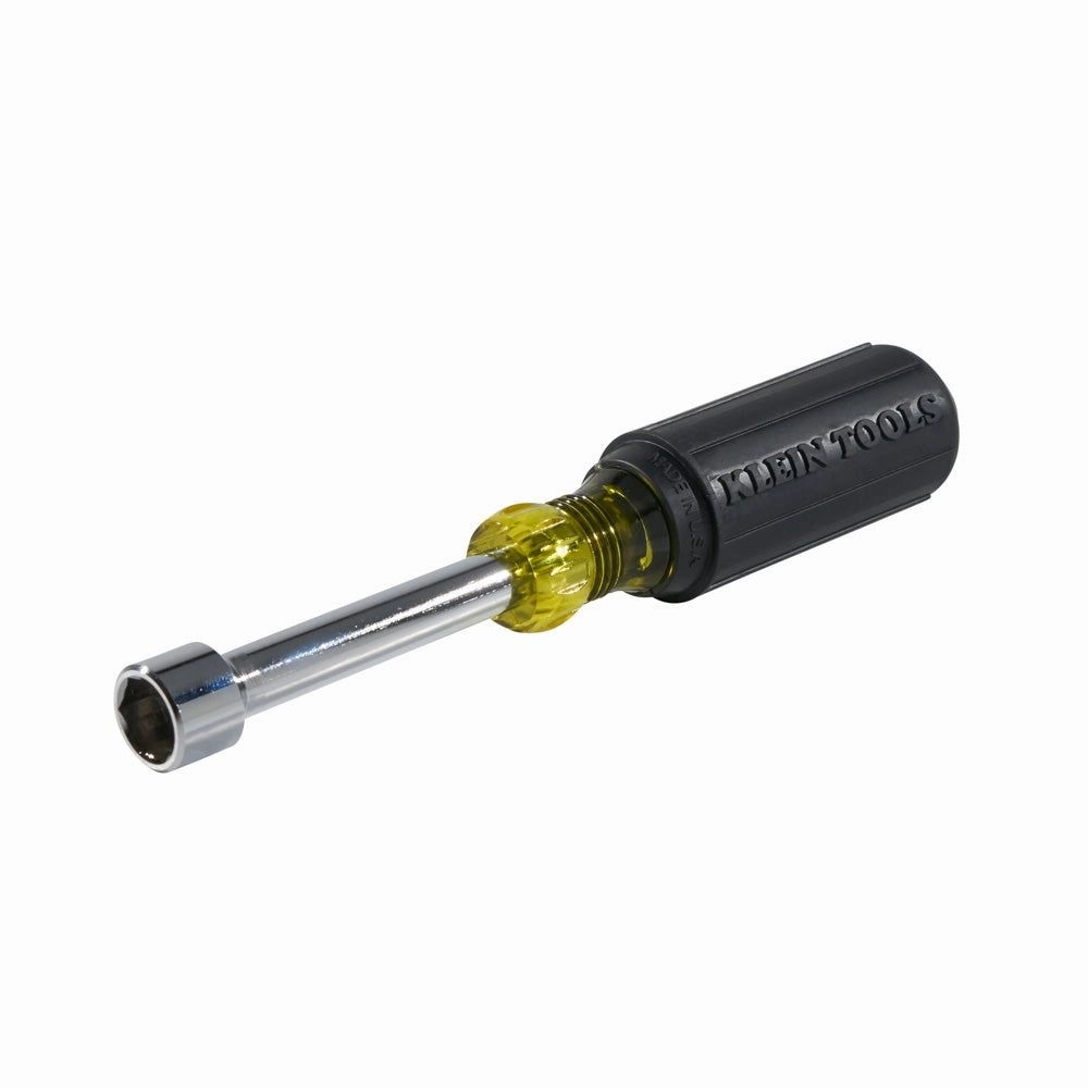 Klein Tools 630-1/2 1/2" x 7.3" Cushion-Grip Hollow-Shank Nut Driver with 3" Shank