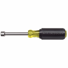 Klein Tools 630-7/16M 7/16" x 7.3" Magnetic Tip Nut Driver, 3" Hollow Shank