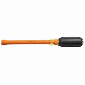 Klein Tools 646-7/16-INS 7/16 x 6" Insulated Hollow-Shaft Nut Driver