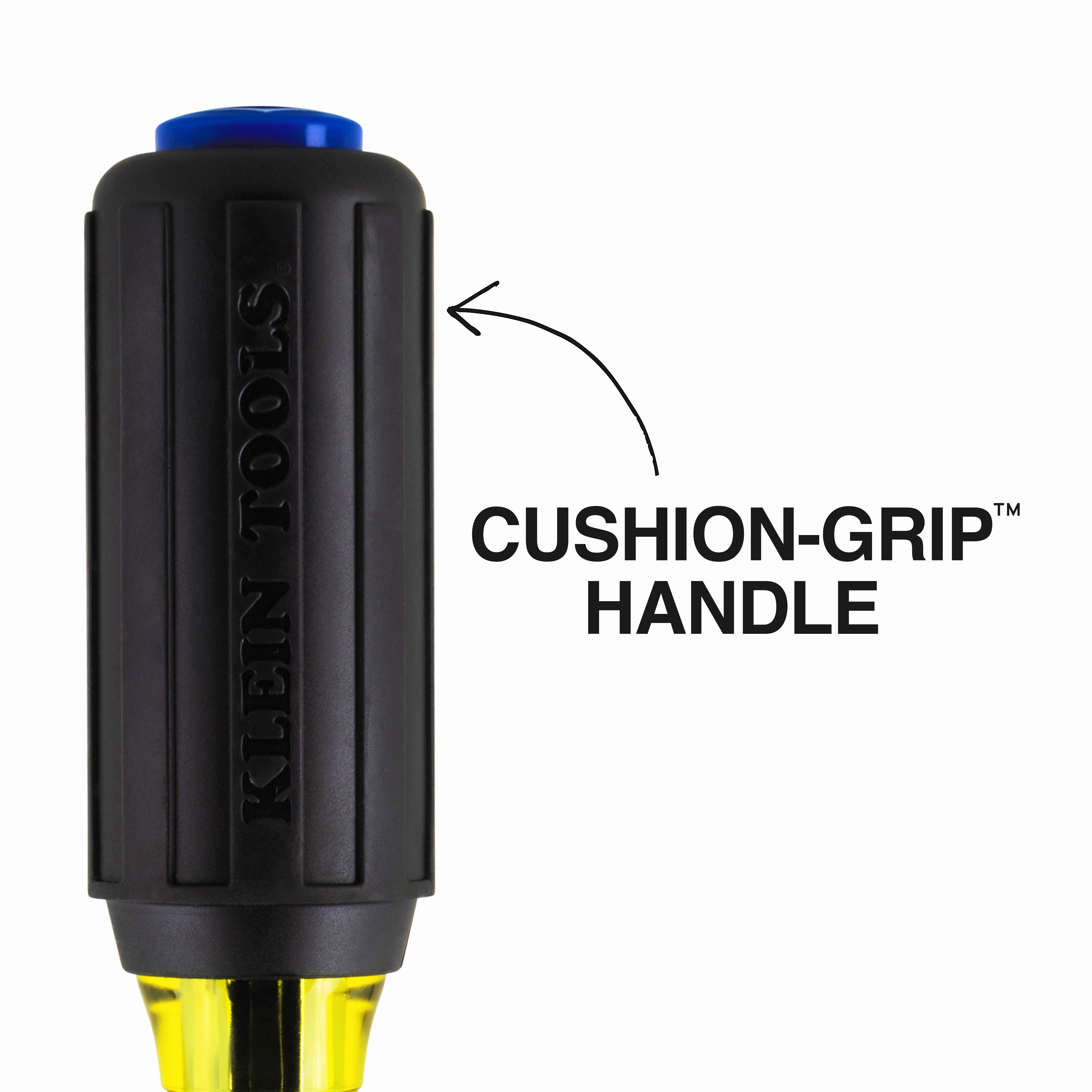 Klein Tools 65438MAG Color-Coded Magnetic Hollow-Shaft Heavy-Duty Nut Driver, 3/8"
