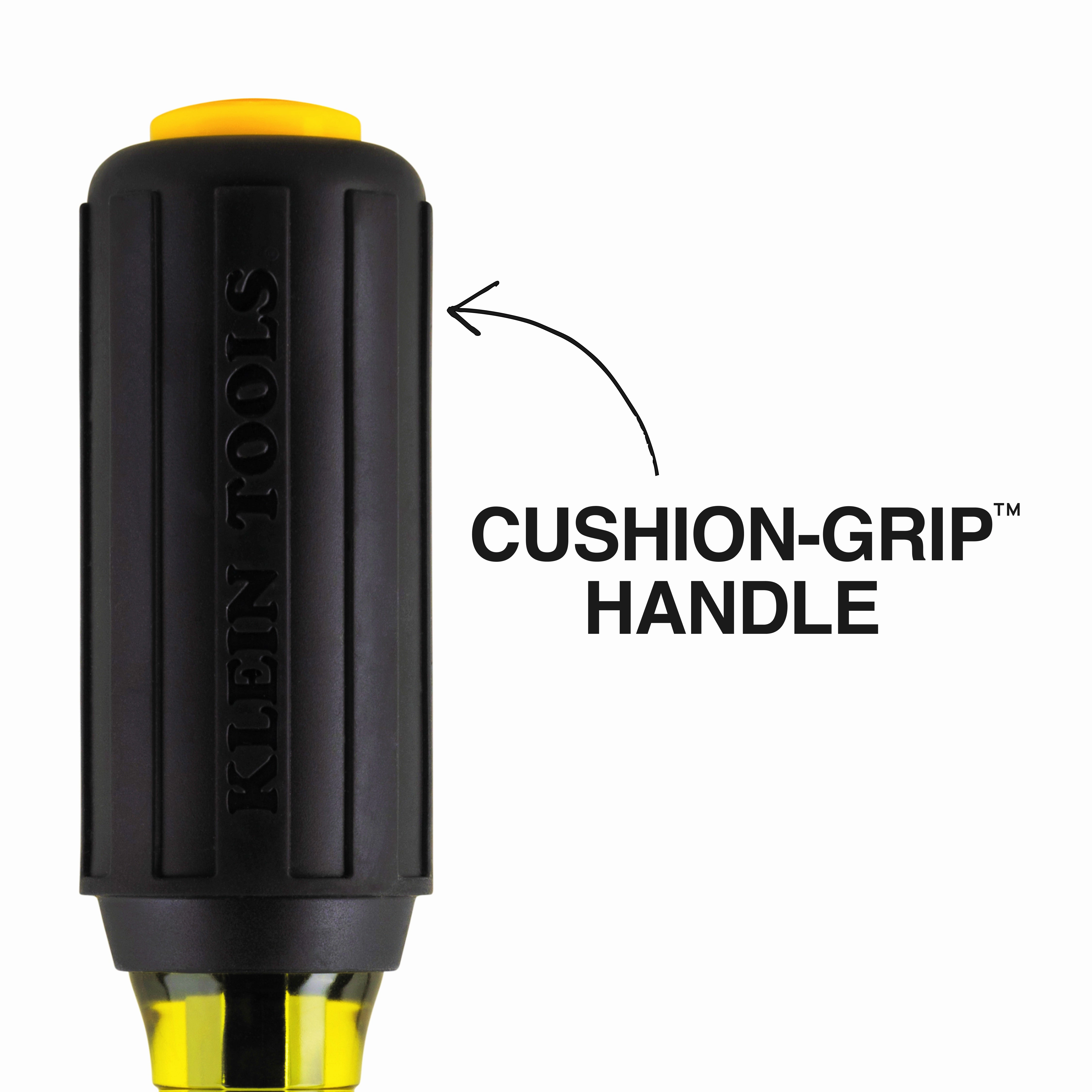 Klein Tools 654516MAG Color-Coded Magnetic Hollow-Shaft Heavy-Duty Nut Driver, 5/16"