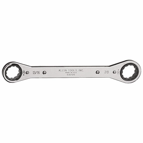 Klein Tools 68206 Ratcheting Box Wrench 13/16 x 7/8-Inch