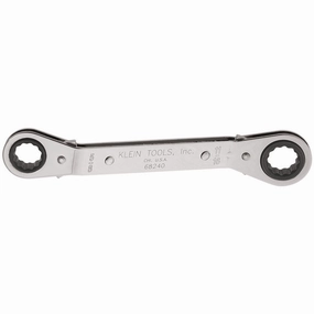 Klein Tools 68240 Reversible Ratcheting Box Wrench, 5/8 x 11/16-Inch