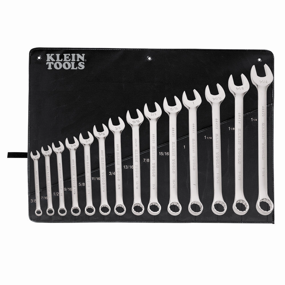 Klein Tools 68406 Combination Wrench Set, 14-Piece