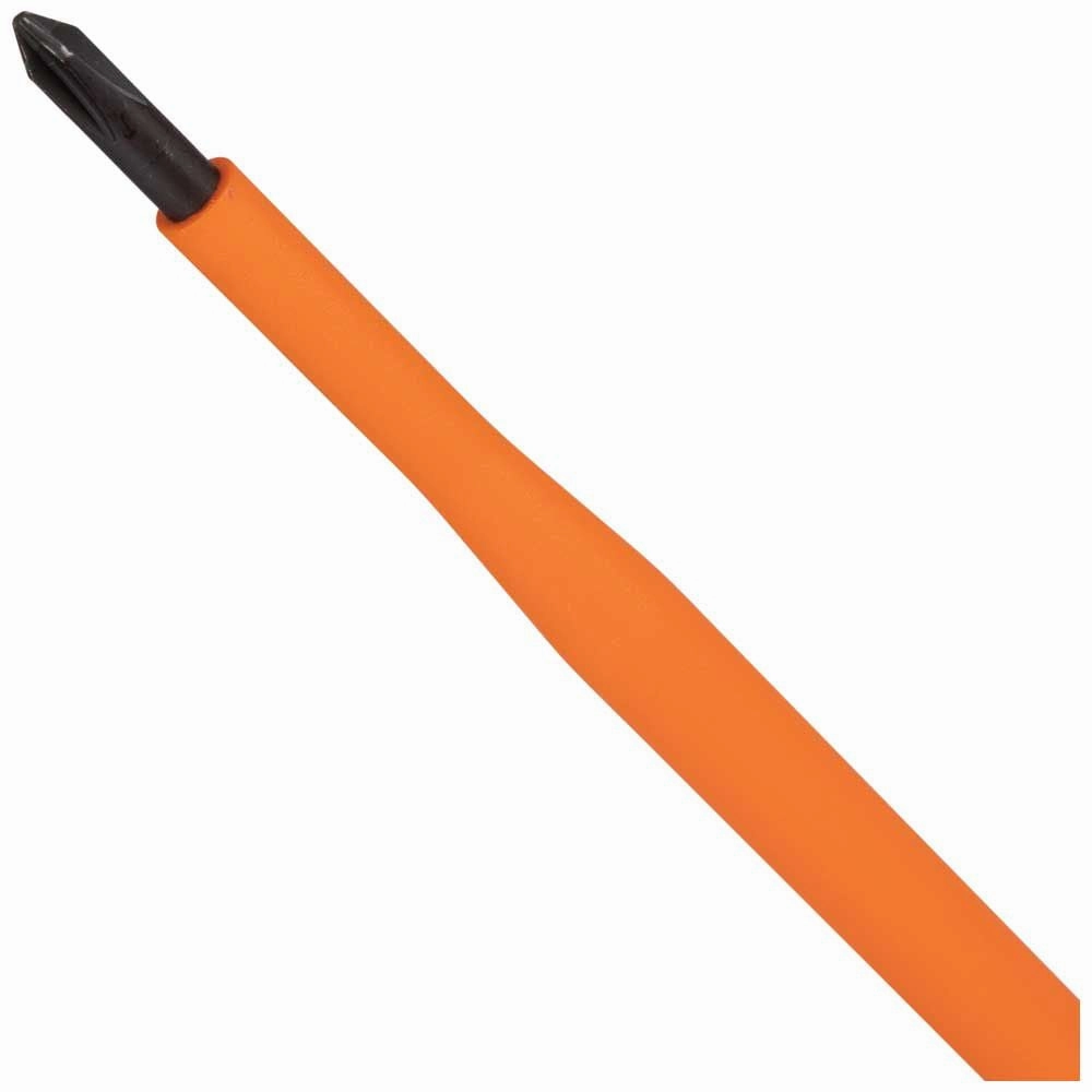 Klein Tools 6856INS Insulated Screwdriver, #1 Phillips Tip, 6-Inch Round Shank