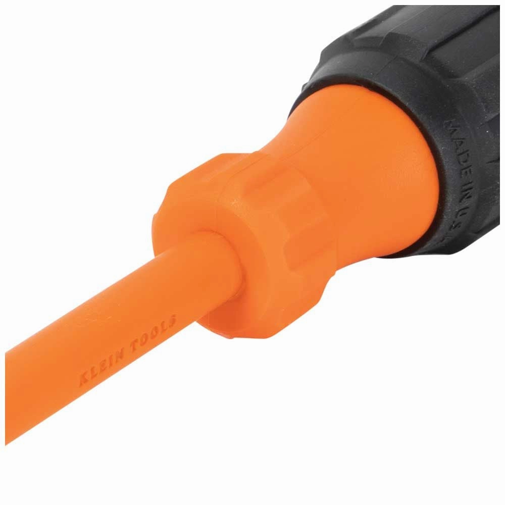 Klein Tools 6856INS Insulated Screwdriver, #1 Phillips Tip, 6-Inch Round Shank
