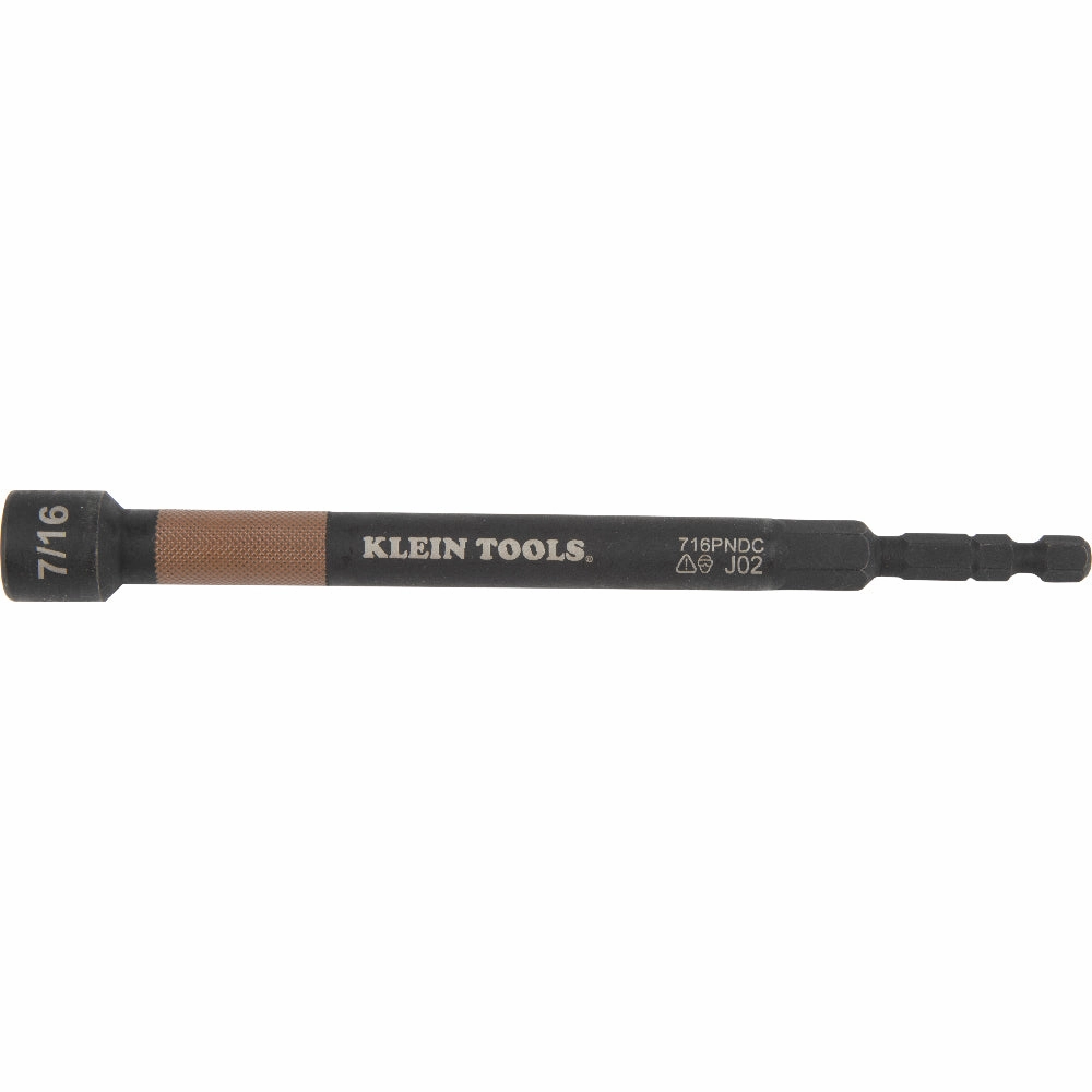 Klein Tools 716PNDC Magnetic Color-Coded Power Nut Setter, 7/16"