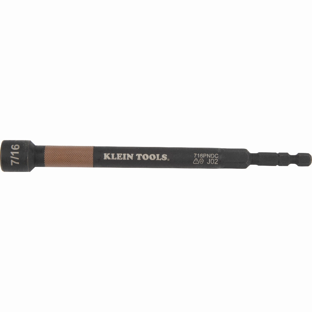 Klein Tools 716PNDC Magnetic Color-Coded Power Nut Setter, 7/16"