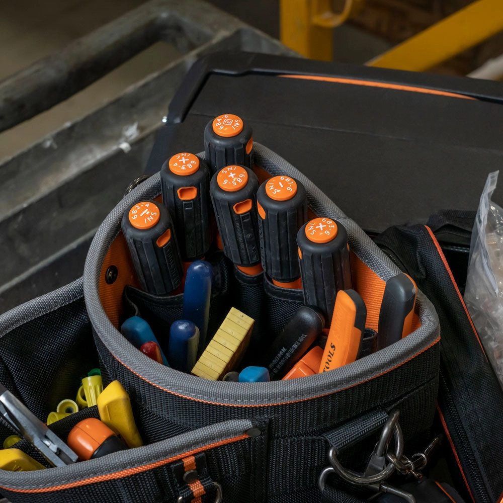 Klein Tools 85077INSR Insulated Screwdriver Set Plus Magnetizer, 7 Pc.