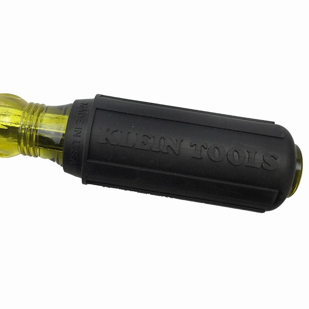 Klein Tools 85442 Screwdriver Set, 1/4 Keystone and #2 Phillips Precision Machined Tips, Cushion-Grip Handles, 4-Inch Shank, 2-Piece