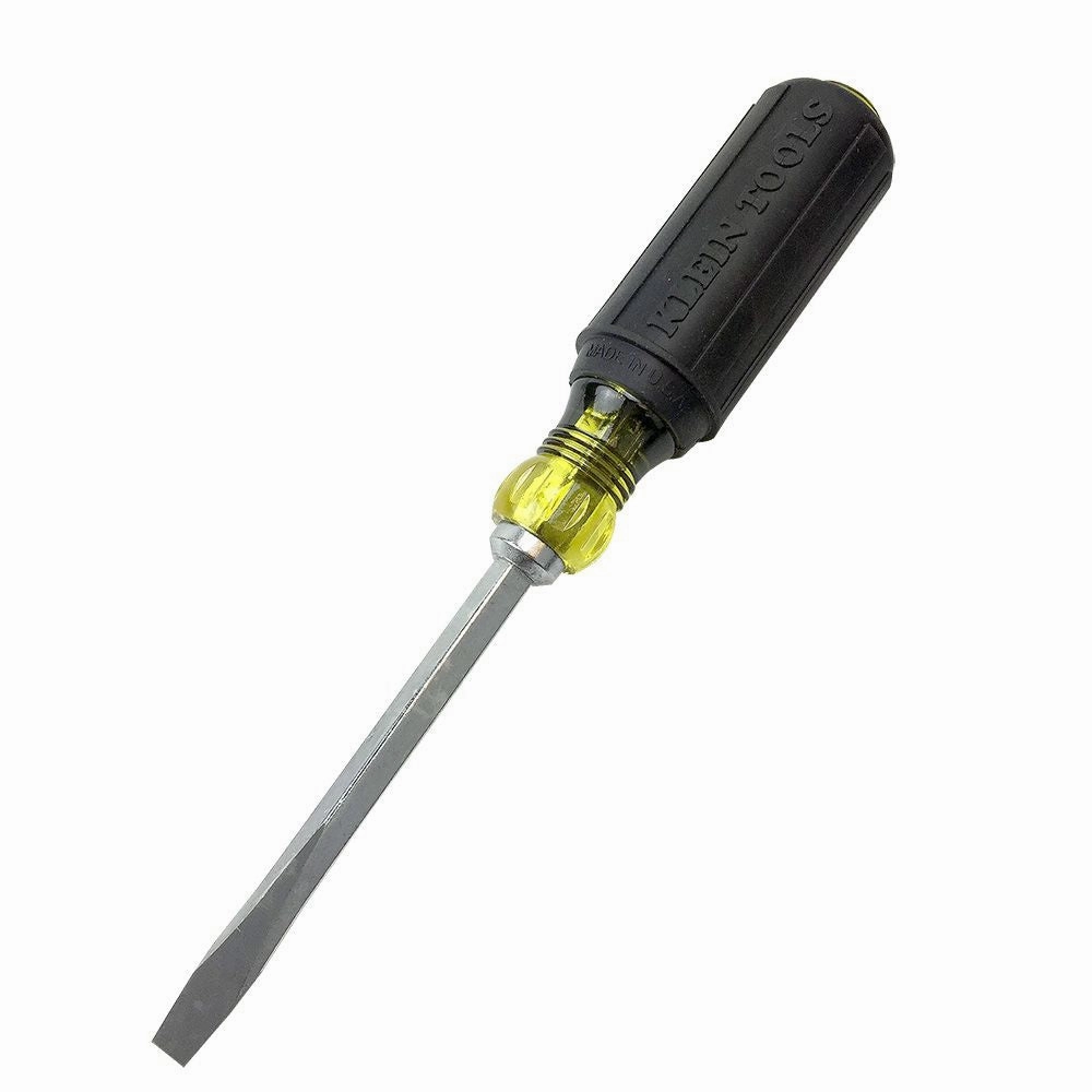 Klein Tools 85442 Screwdriver Set, 1/4 Keystone and #2 Phillips Precision Machined Tips, Cushion-Grip Handles, 4-Inch Shank, 2-Piece