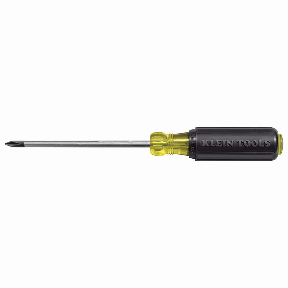 Klein Tools 85484 Mini Slotted and Phillips Screwdriver Set with Tip-Identand Premium Chrome Plated Shafts, 4-Piece