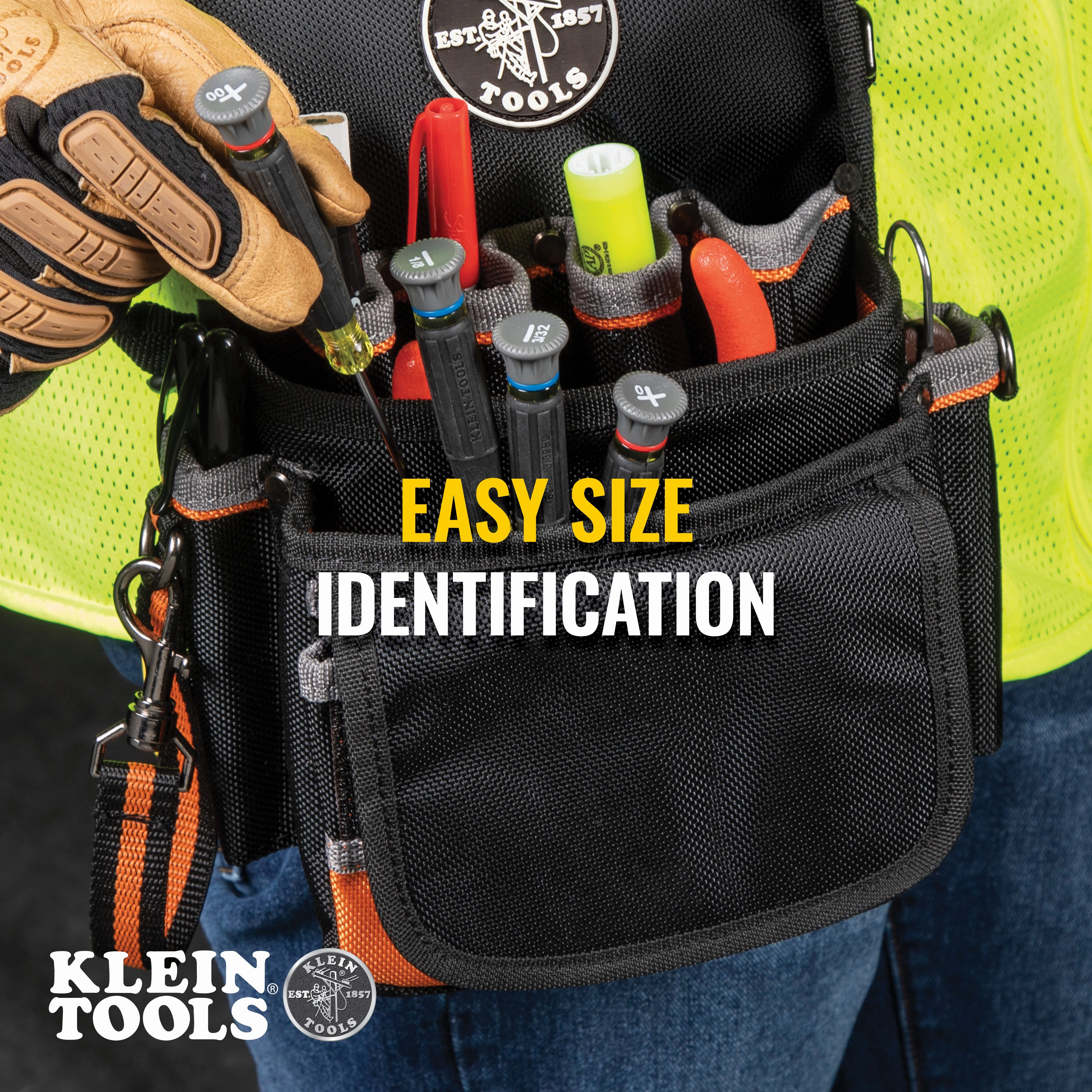 Klein Tools 85814 Color-Coded Screwdriver Set, 14 Pc.