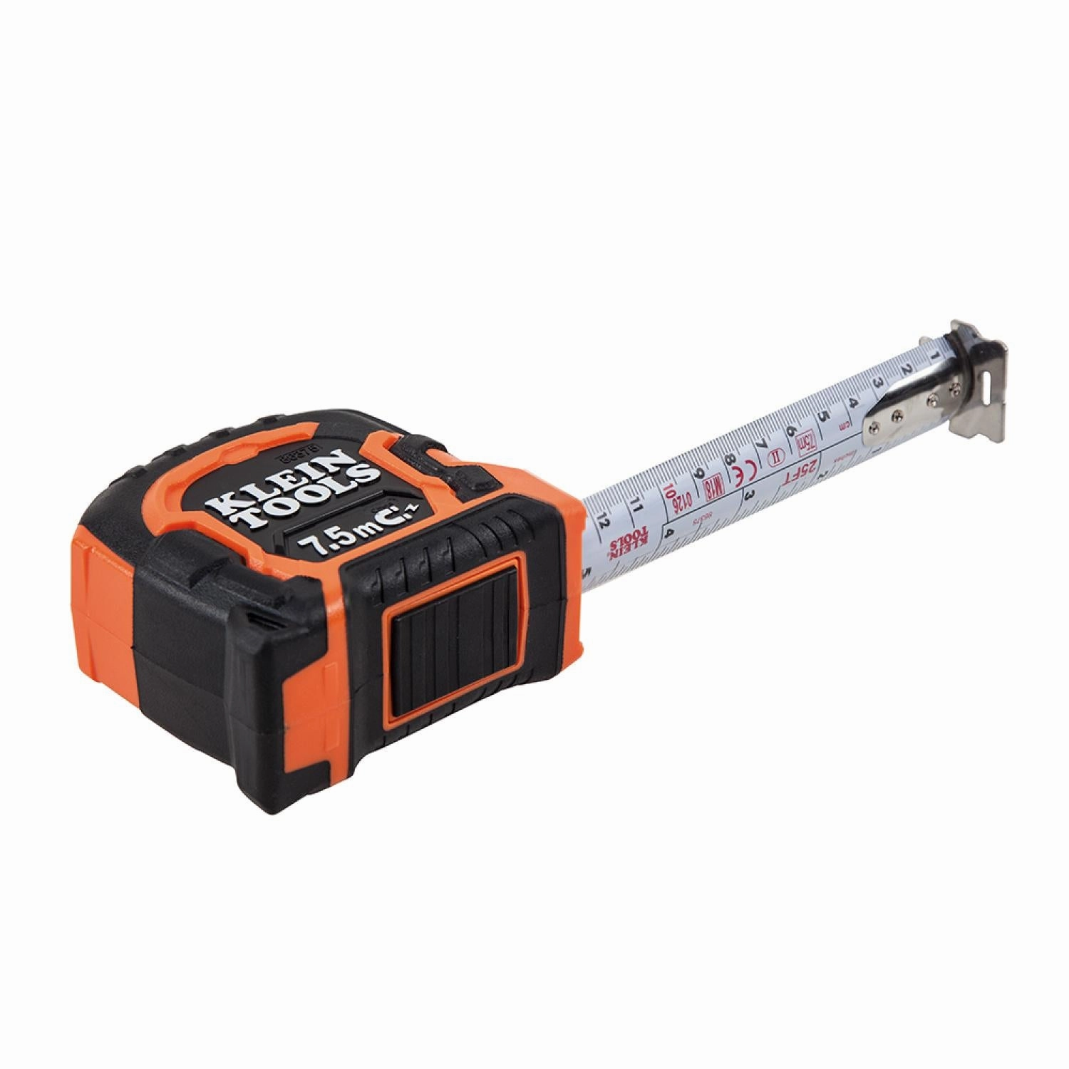 Klein Tools 86375 Magnetic Double-Hook Tape Measure, 7.5 m