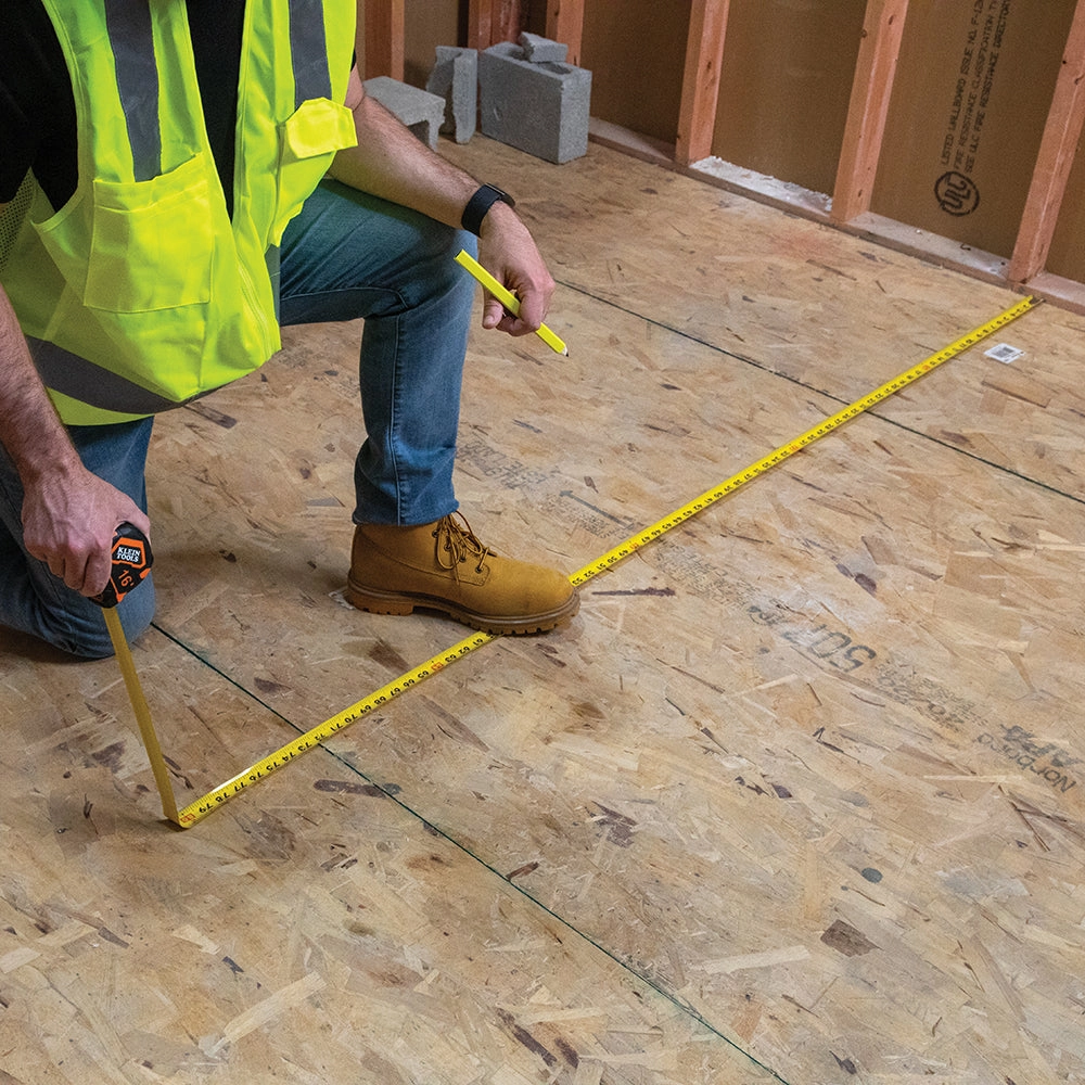 Klein Tools 91616 Tape Measure, 16-Foot Single Hook