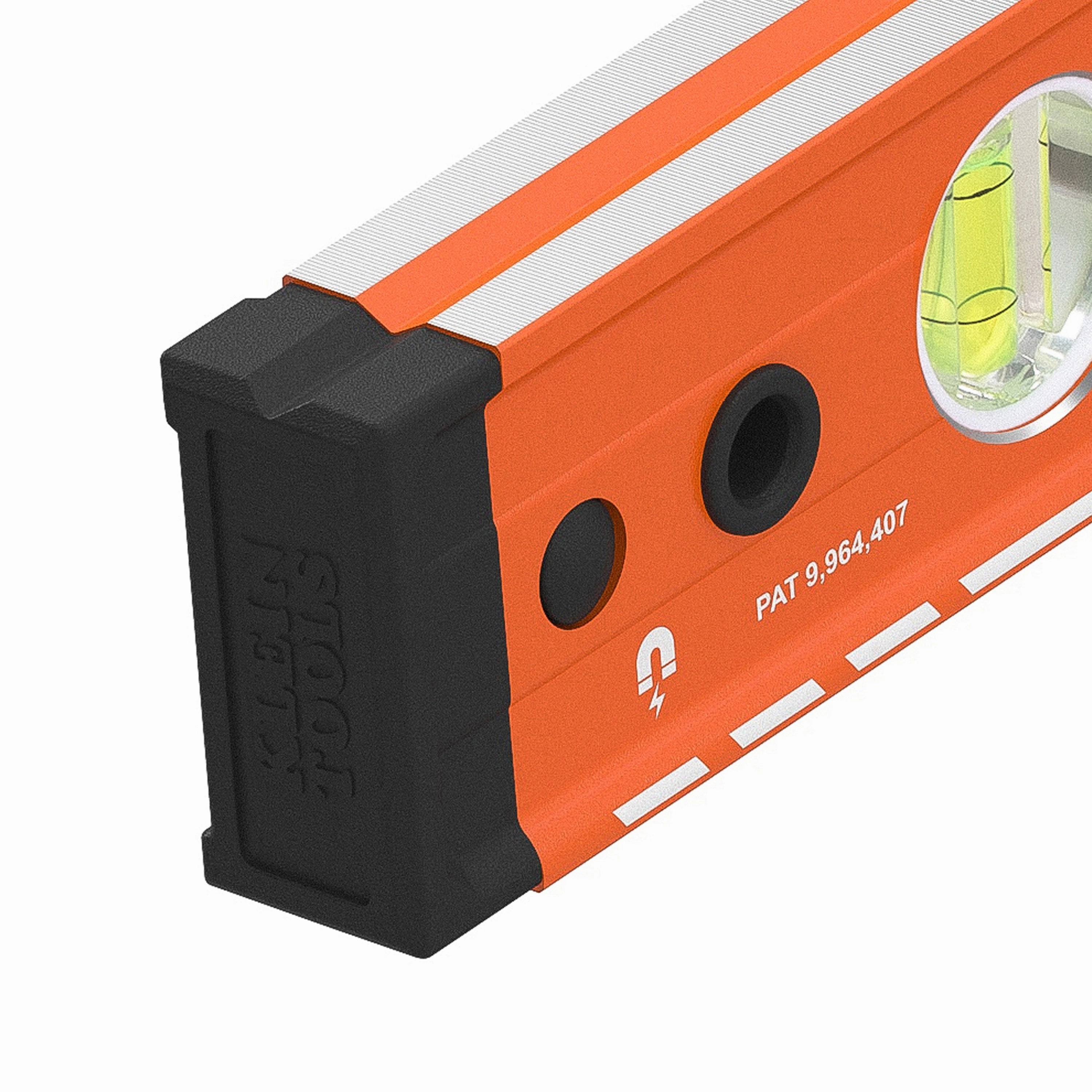 Klein Tools 93524MAG Magnetic Box Beam Level, 3 Vial, 24"