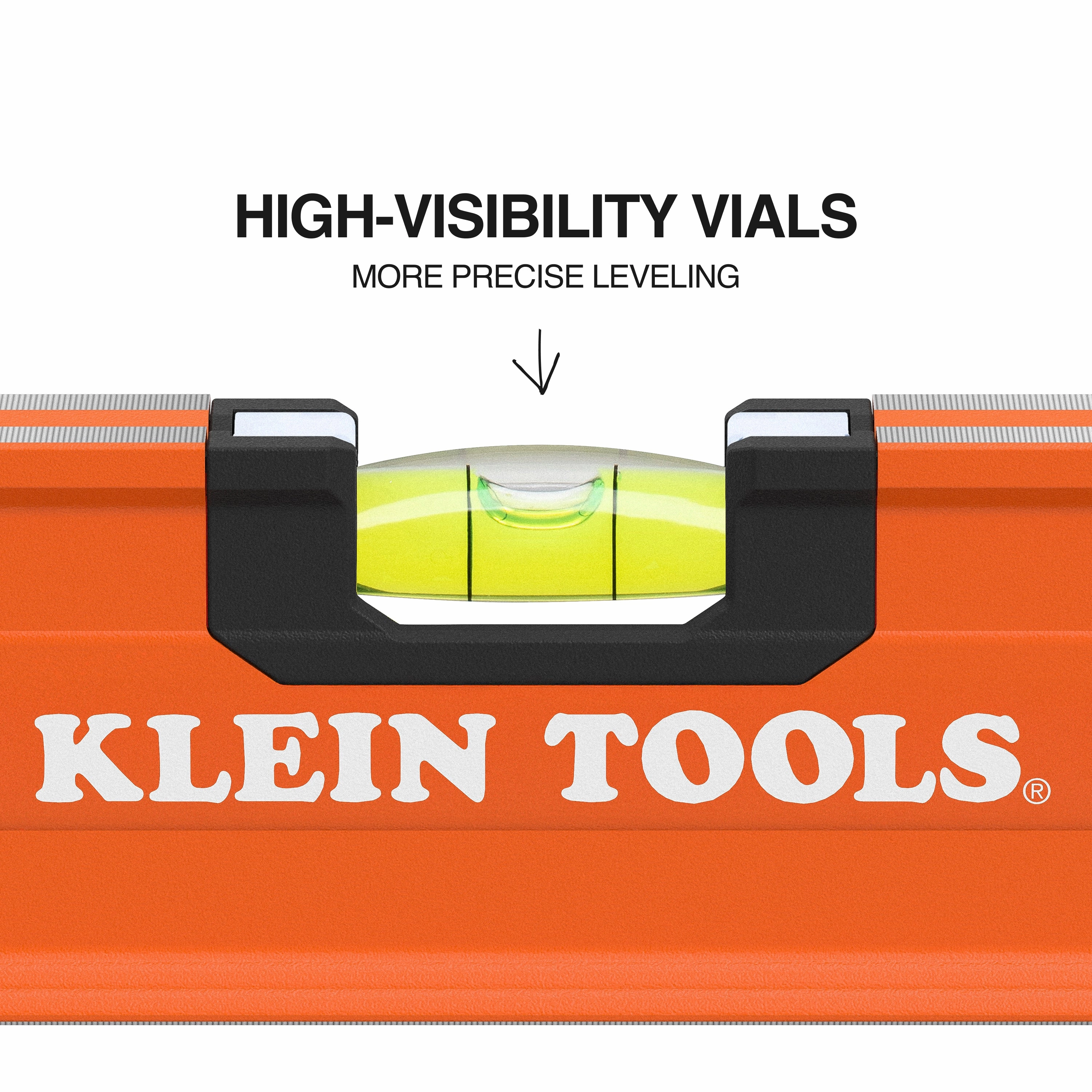 Klein Tools 93548 Box Beam Level, 3 Vial, 48"