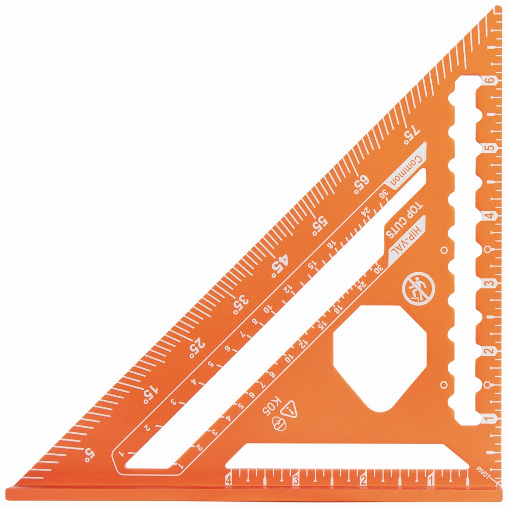 Klein Tools 9357SSQ Rafter Square, 7"