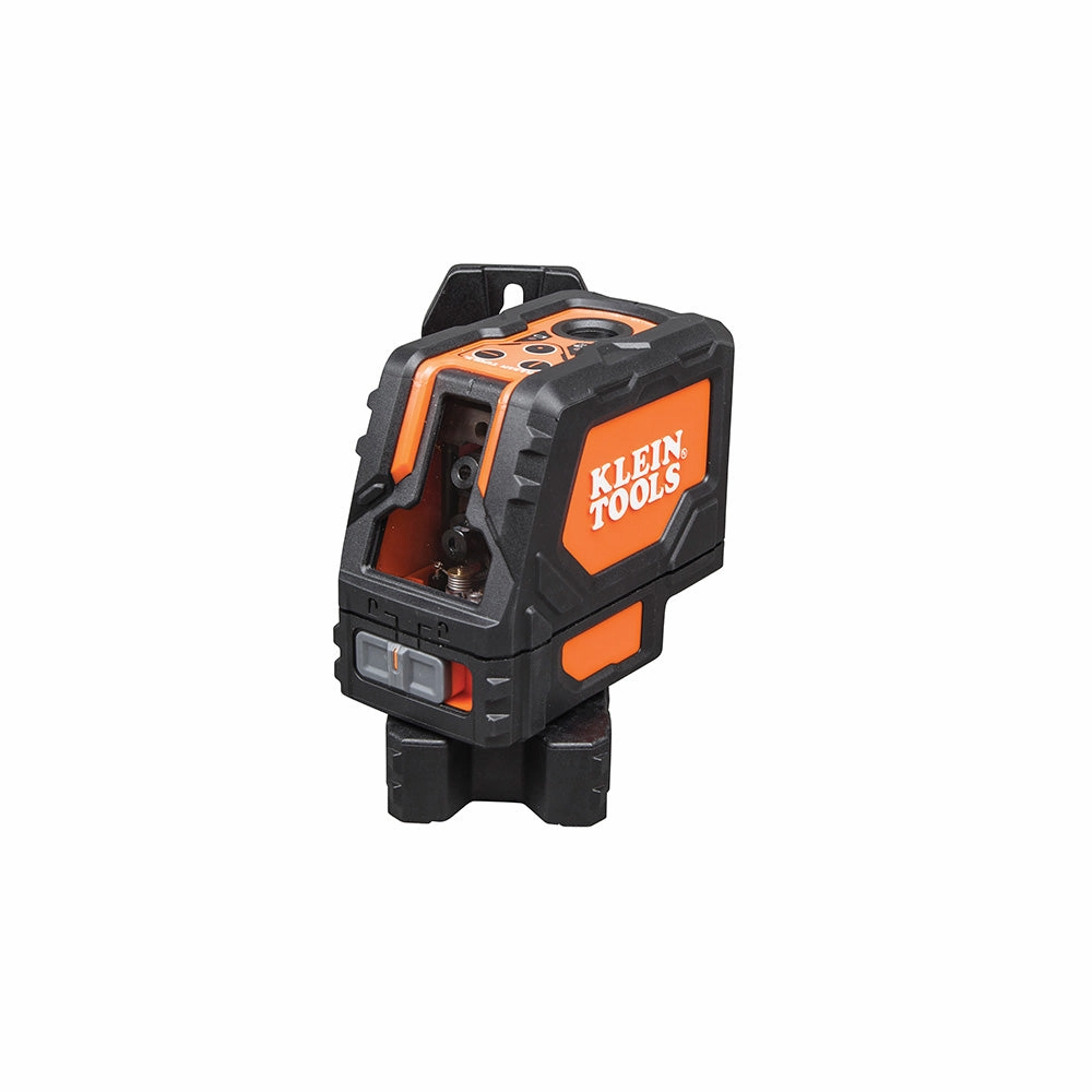 Klein Tools 93LCLS Cross Line Laser Level with Plumb Spot, Self-Leveling, Includes Magnetic Mounting Clamp