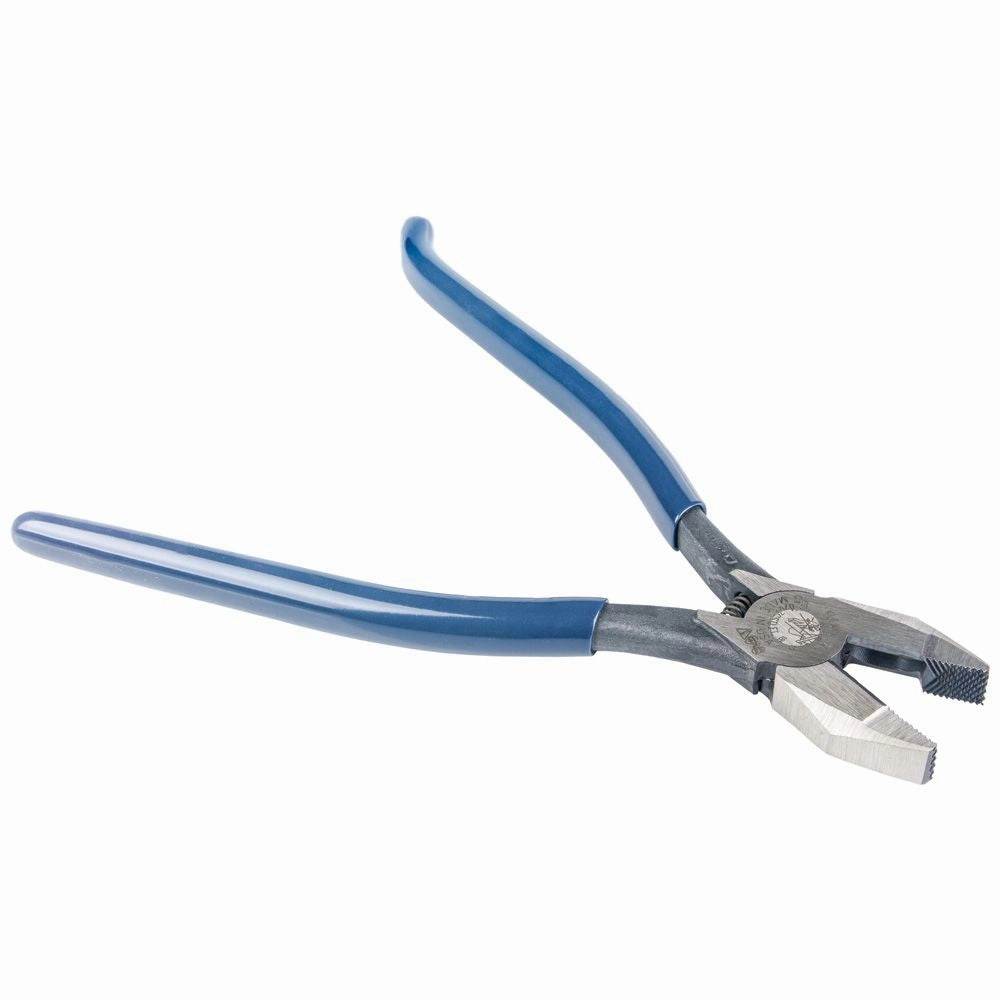 Klein Tools D201-7CSTLFT Ironworker's Rebar Pliers, Left Handed, Spring Loaded, 9-Inch