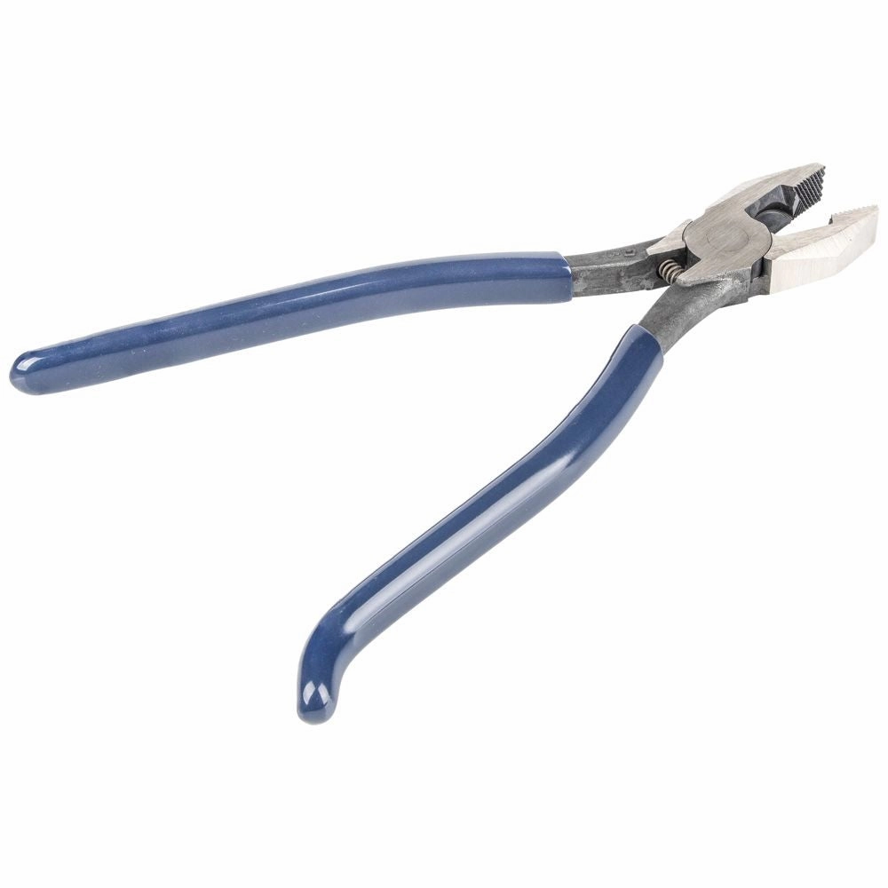 Klein Tools D201-7CSTLFT Ironworker's Rebar Pliers, Left Handed, Spring Loaded, 9-Inch
