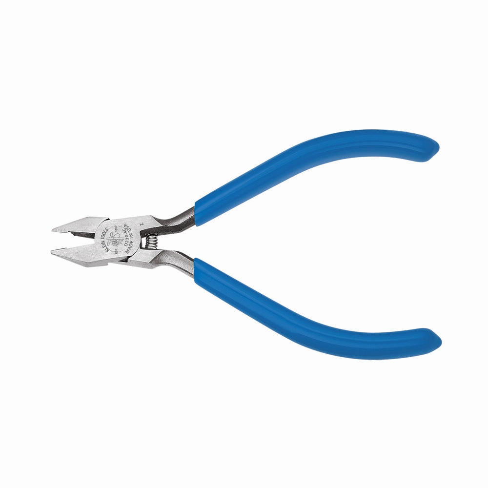 Klein Tools D230-4C Electronics Pliers, Nickel Ribbon Wire Cutting