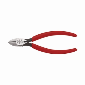 Klein Tools D240-6 Diagonal-Cutting Pliers, High Leverage, Stripping, 6"