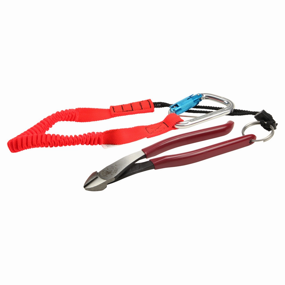 Klein Tools D248-9STT Ironworker's Diagonal-Cutting Pliers, Tether Ring, 8"