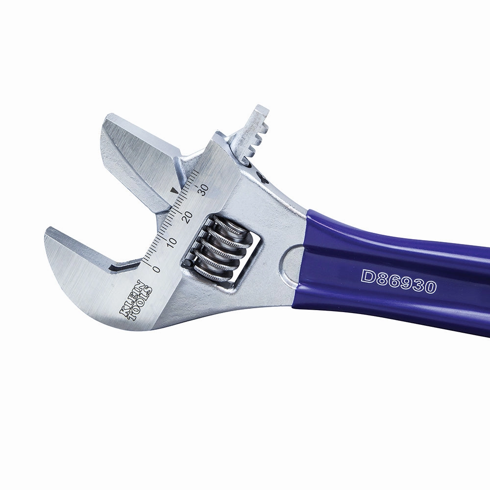 Klein Tools D86930 Reversible Jaw/Adjustable Pipe Wrench, 10"