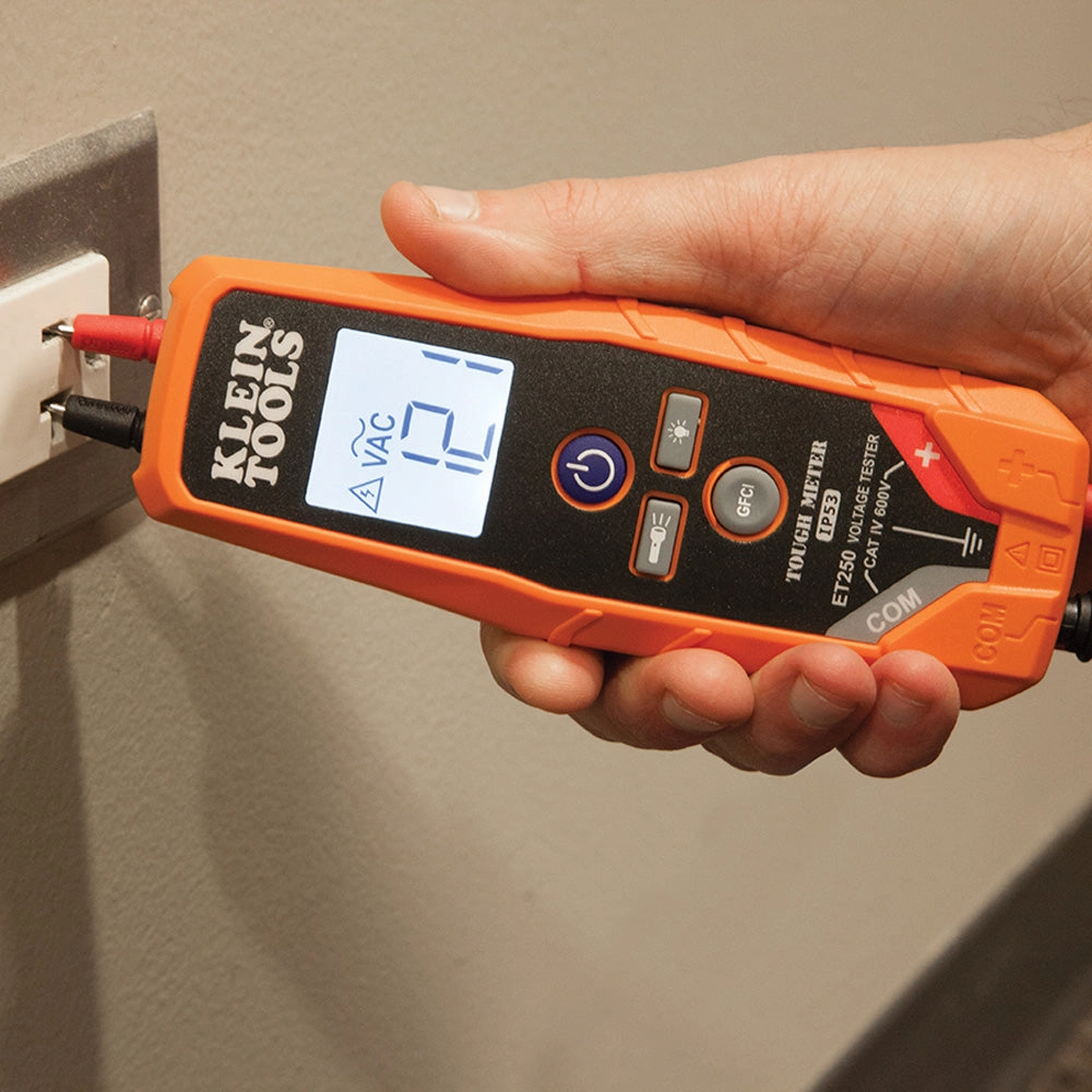 Klein Tools ET250 Voltage Meter, AC Voltage and DC Voltage Tester