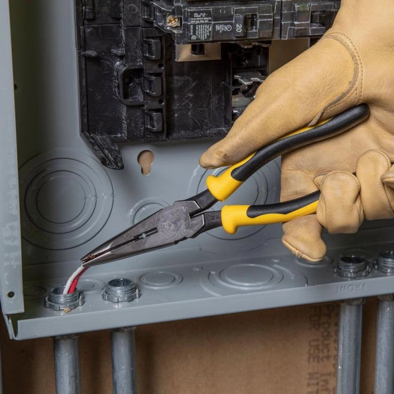 Klein Tools J203-8N Pliers, Needle Nose Side-Cutters