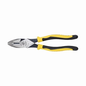 Klein Tools J213-9NECR Journeyman Pliers Connector Crimp Side Cut 9-Inch