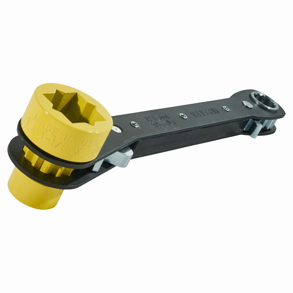Klein Tools KT155HD Lineman's Ratcheting 5-in-1 Wrench, Heavy Duty