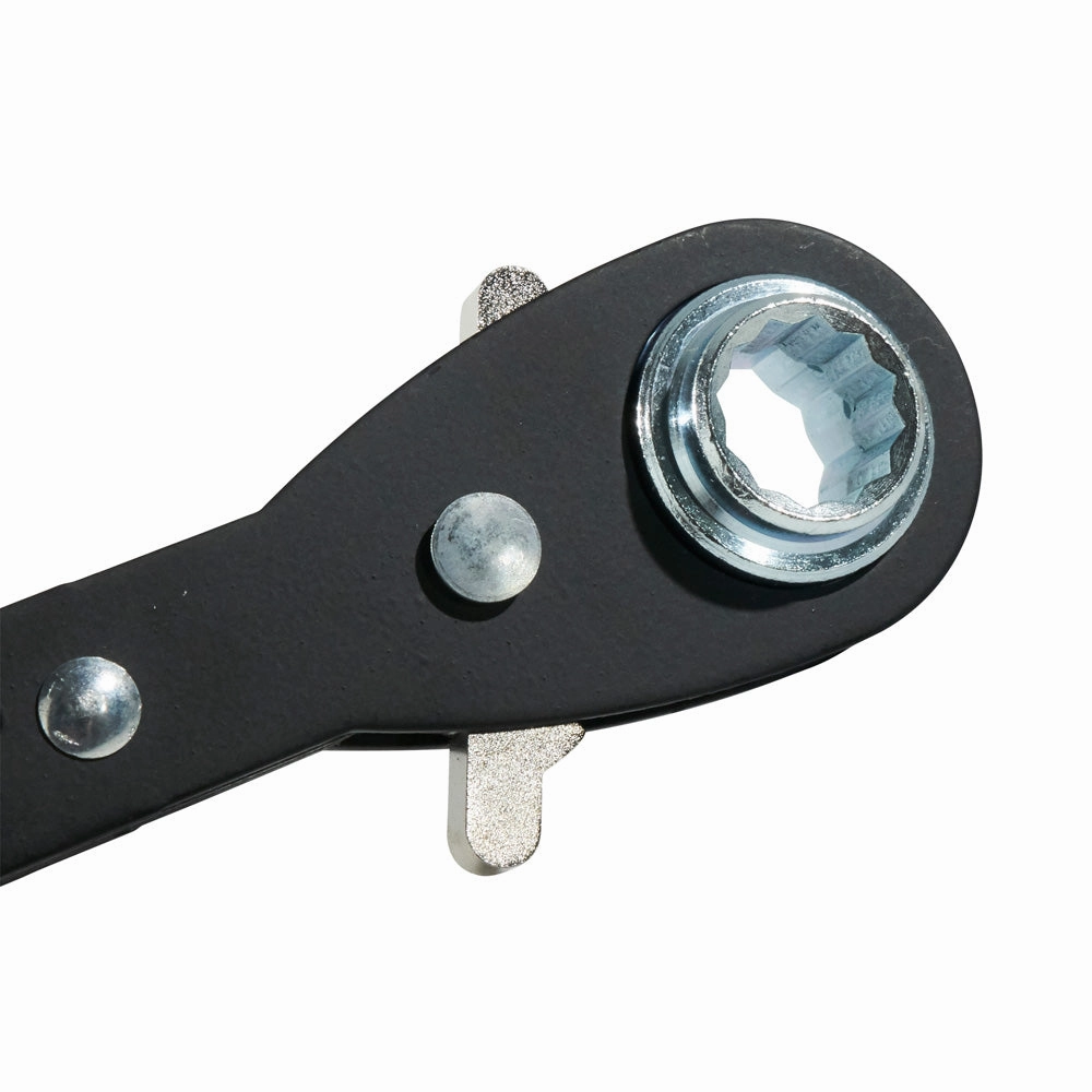 Klein Tools KT155T 6-in-1 Lineman's Ratcheting Wrench