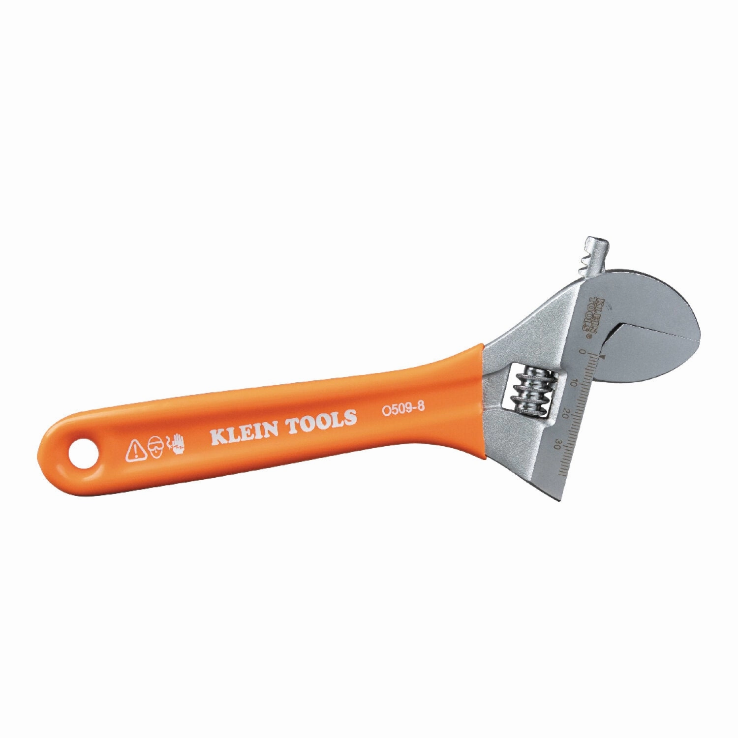 Klein Tools O5098 Extra-Wide Jaw Adjustable Wrench, 8"