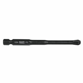 Klein Tools PH3355 #3 x 3.5" Phillips Power Drivers, 5 Piece
