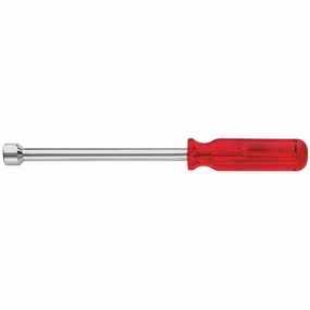 Klein Tools S166 Nut Driver, Hollow Shaft, 6" x 1/2"