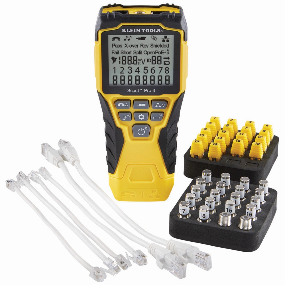 Klein Tools VDV501-852 Scout Pro 3 Tester with Locator Remote Kit
