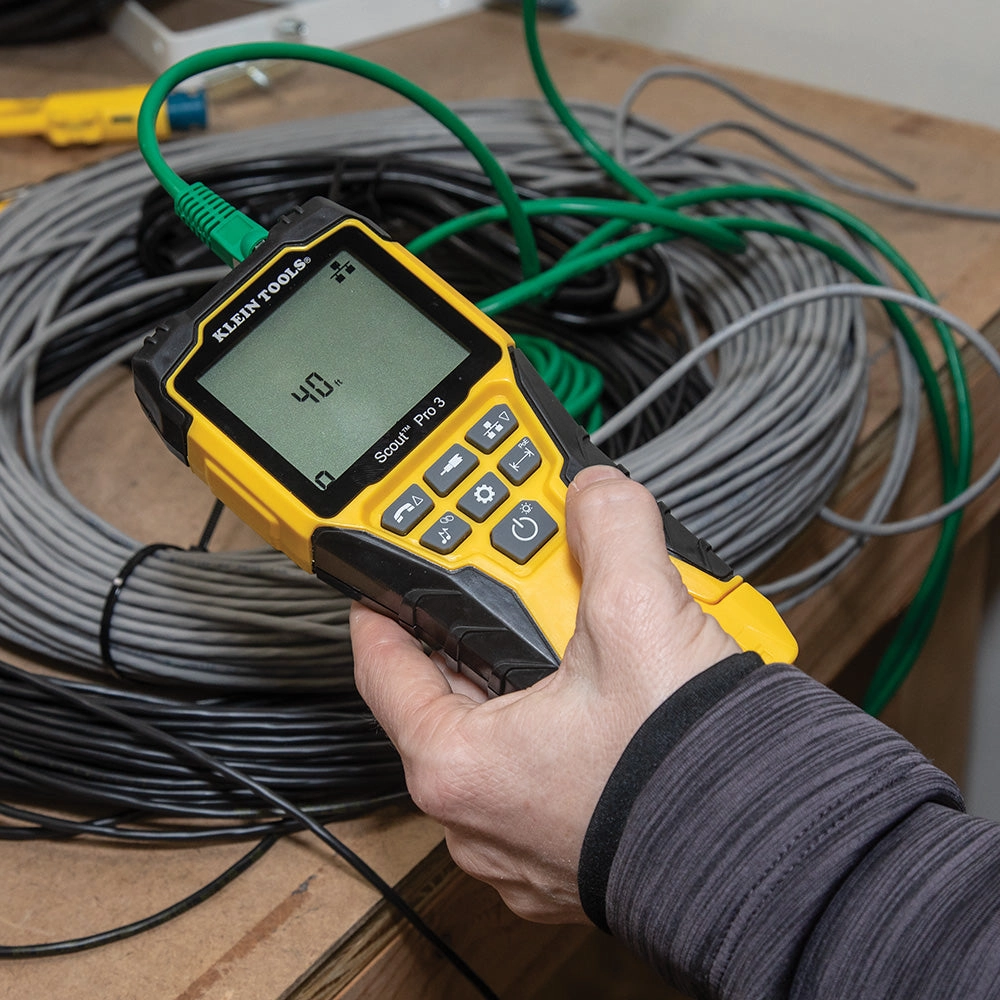 Klein Tools VDV501-853 Scout Pro 3 Tester with Test   Map Remote Kit