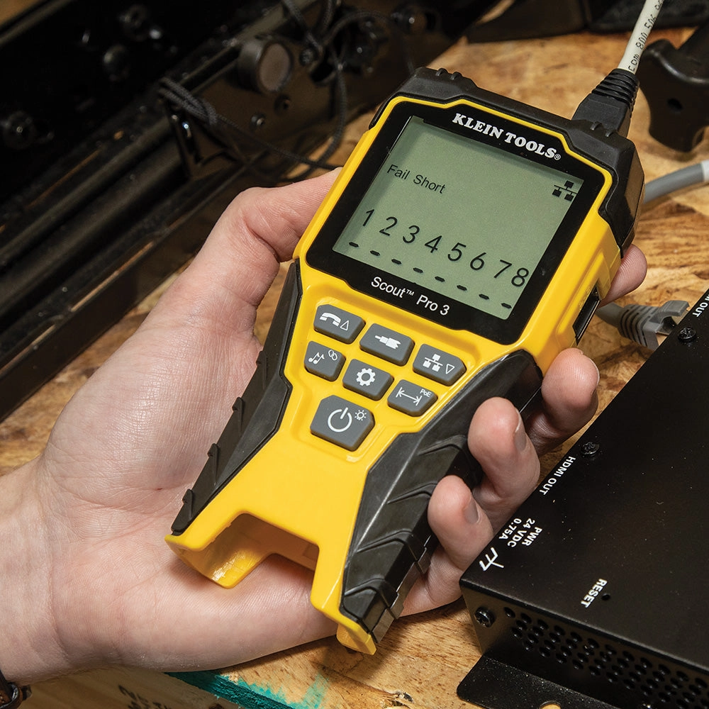 Klein Tools VDV501-853 Scout Pro 3 Tester with Test   Map Remote Kit