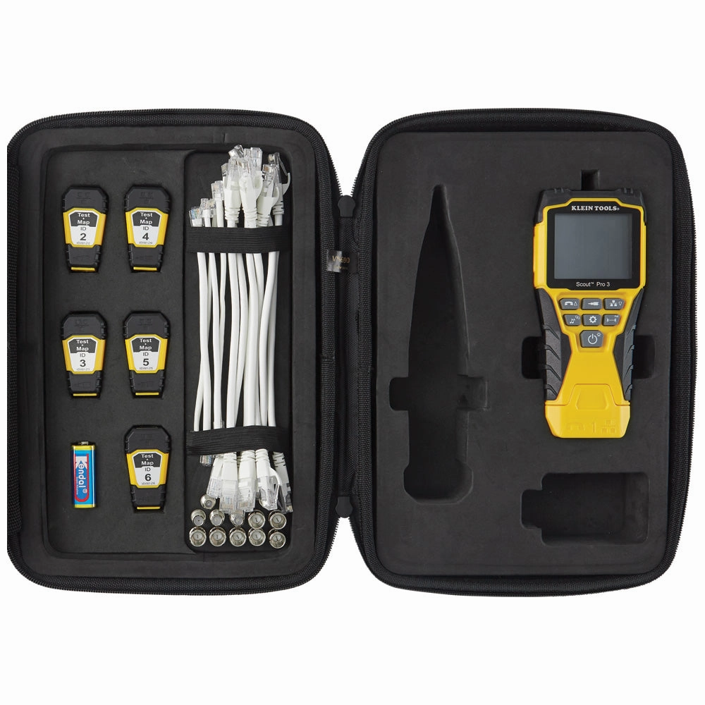 Klein Tools VDV501-853 Scout Pro 3 Tester with Test   Map Remote Kit