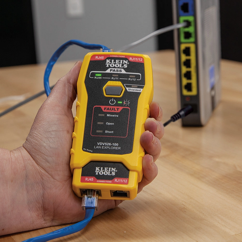Klein Tools VDV526-100 LAN Explorer Data Cable Tester with Remote