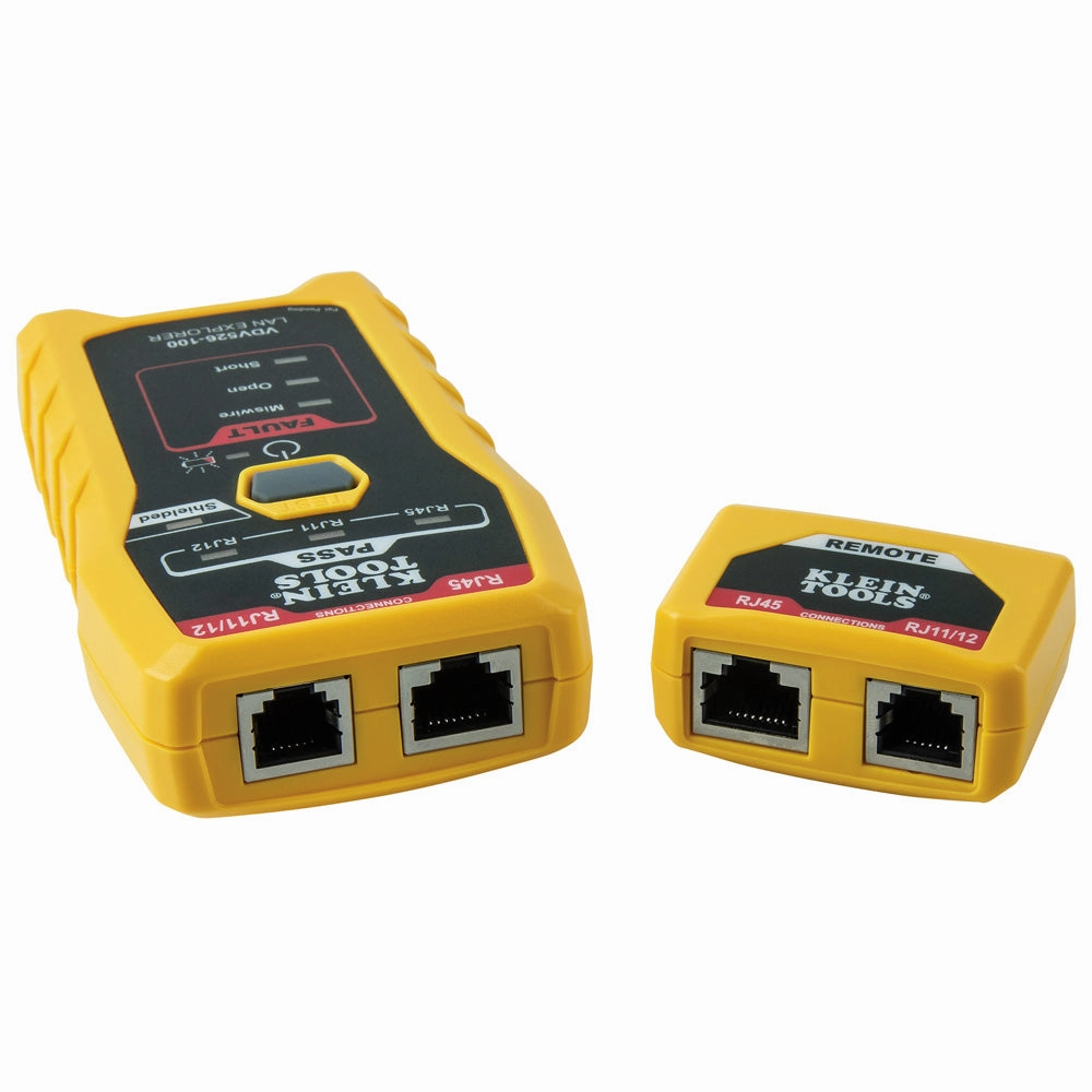 Klein Tools VDV526-100 LAN Explorer Data Cable Tester with Remote