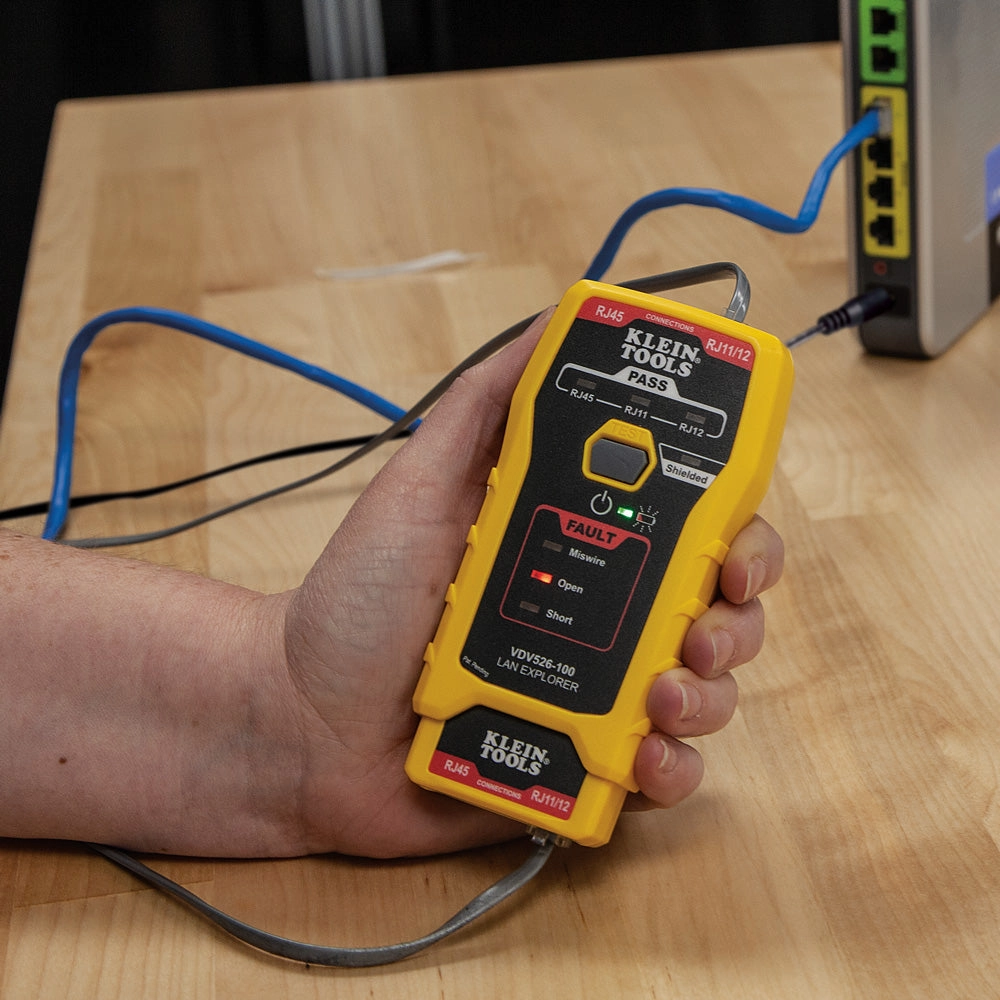 Klein Tools VDV526-100 LAN Explorer Data Cable Tester with Remote