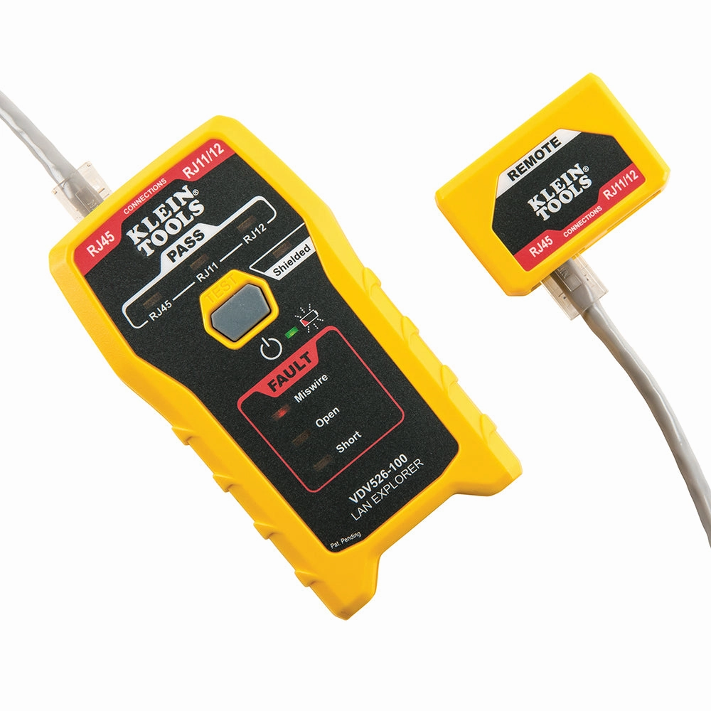 Klein Tools VDV526-100 LAN Explorer Data Cable Tester with Remote