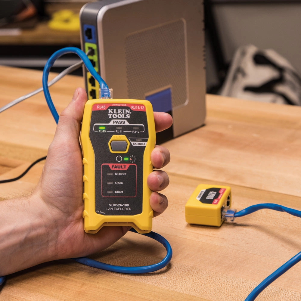 Klein Tools VDV526-100 LAN Explorer Data Cable Tester with Remote