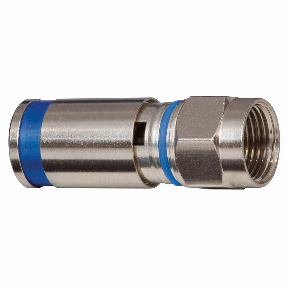 Klein Tools VDV812-624 Weatherproof F-Compression Connectors RG6, 50-Pack
